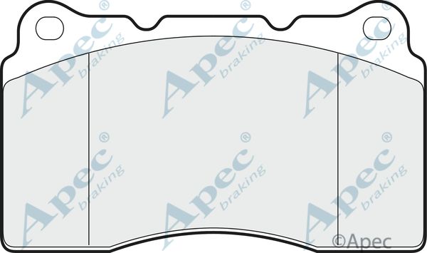 APEC BRAKING Piduriklotsi komplekt,ketaspidur PAD1370